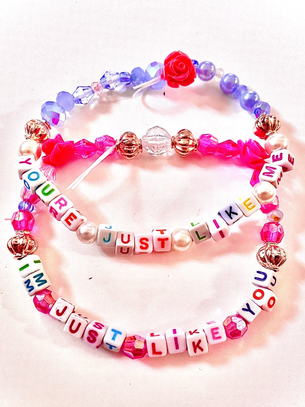 BUY1GET1FREE Barbie Princess and the Pauper Inspired matching BFF bracelet